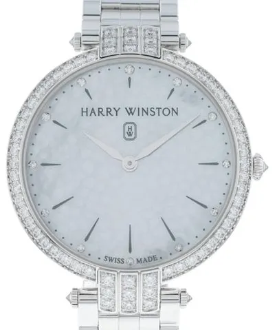 Harry Winston Premier PRNQHM39WW002 39mm White gold Mother-of-pearl