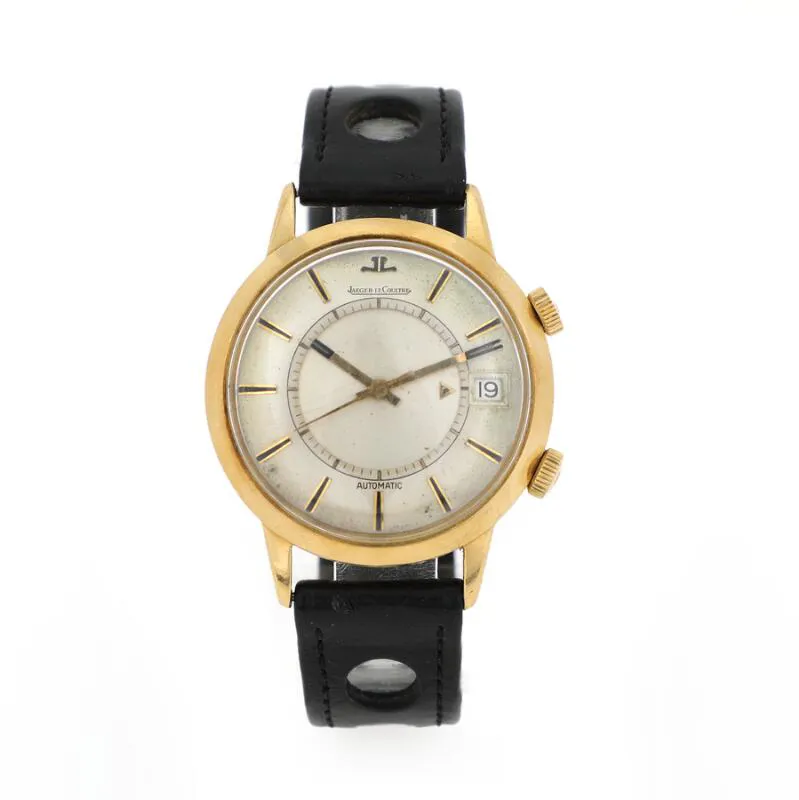 Jaeger-LeCoultre Memovox 855 37mm Yellow gold Silver