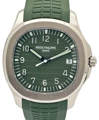 Patek Philippe Aquanaut 5168G-010 42mm White gold Green