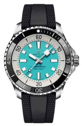 Breitling Superocean A17376211L2S1 44mm Stainless steel Turquoise