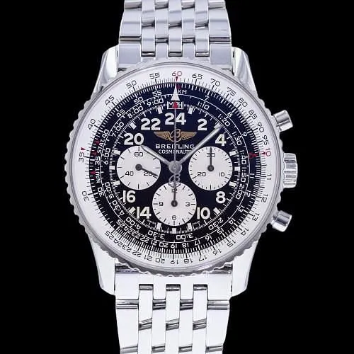 Breitling Cosmonaute 41.5mm Stainless steel Black