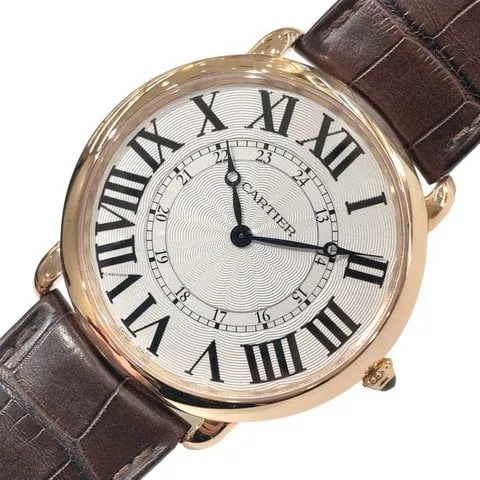 Cartier Ronde Louis Cartier W6801004 42mm Rose gold Silver