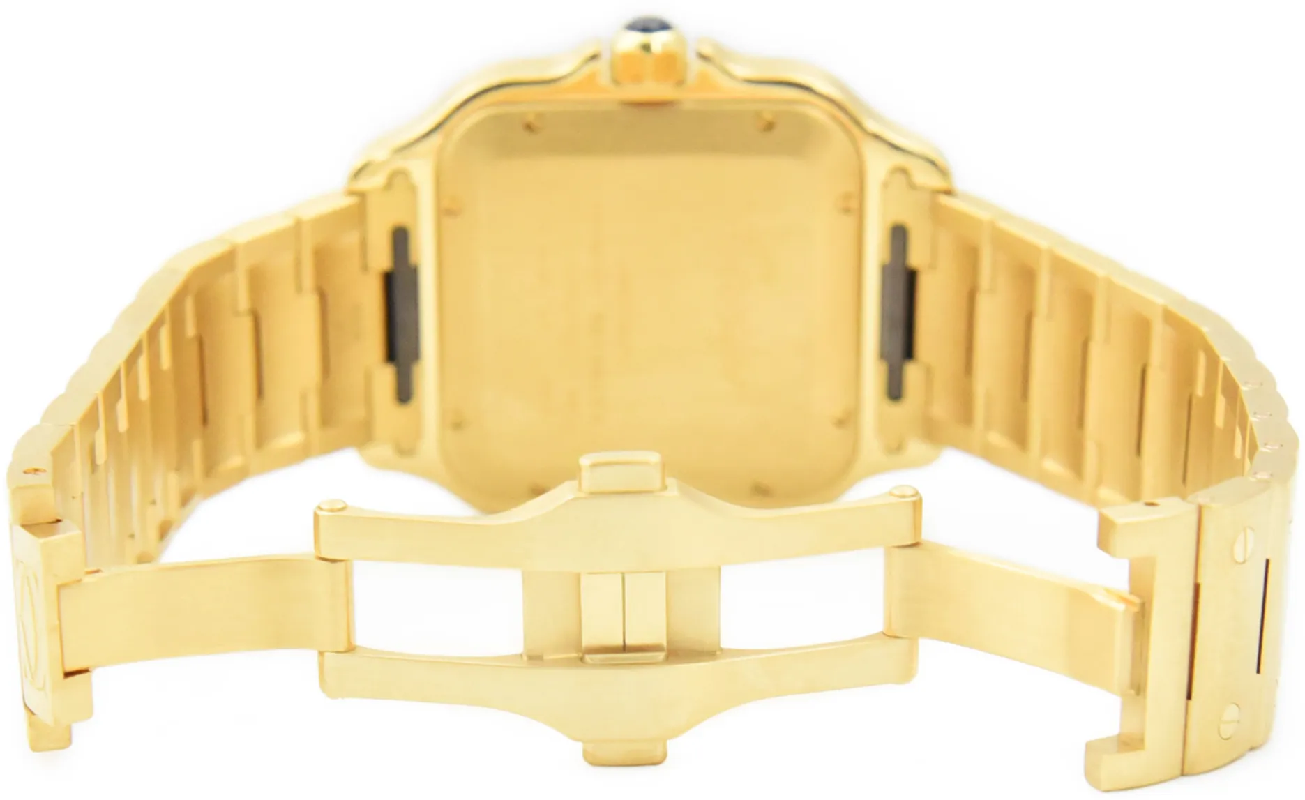 Cartier Santos WGSA0029 40mm Yellow gold Silver 2