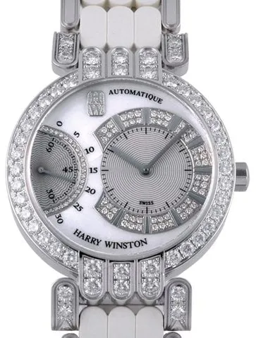 Harry Winston Premier 200-MASR37W 37mm White gold Mother-of-pearl
