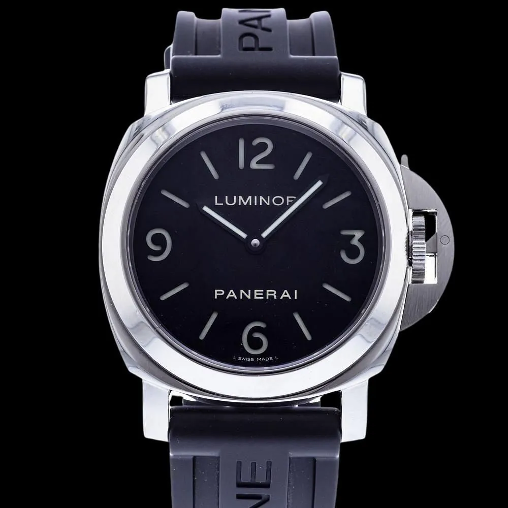 Panerai Luminor Base 44mm Stainless steel Black