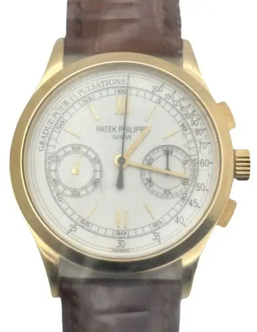 Patek Philippe Chronograph 5170J-001 39mm Yellow gold Silver