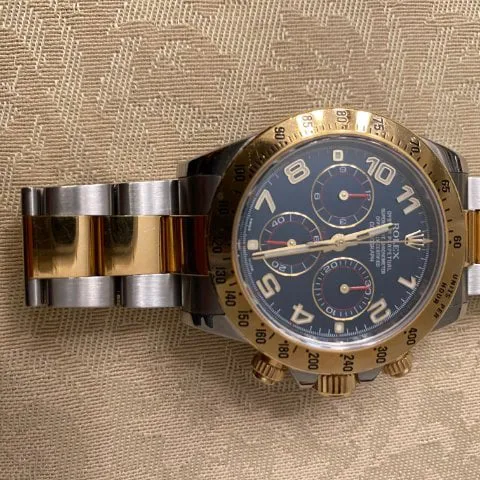 Rolex Daytona 116523 40mm Yellow gold Blue