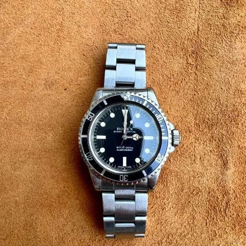 Rolex Submariner 5513 40mm Stainless steel Black