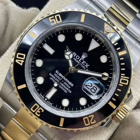 Rolex Submariner 126613LN 41mm Yellow gold and Stainless steel Black