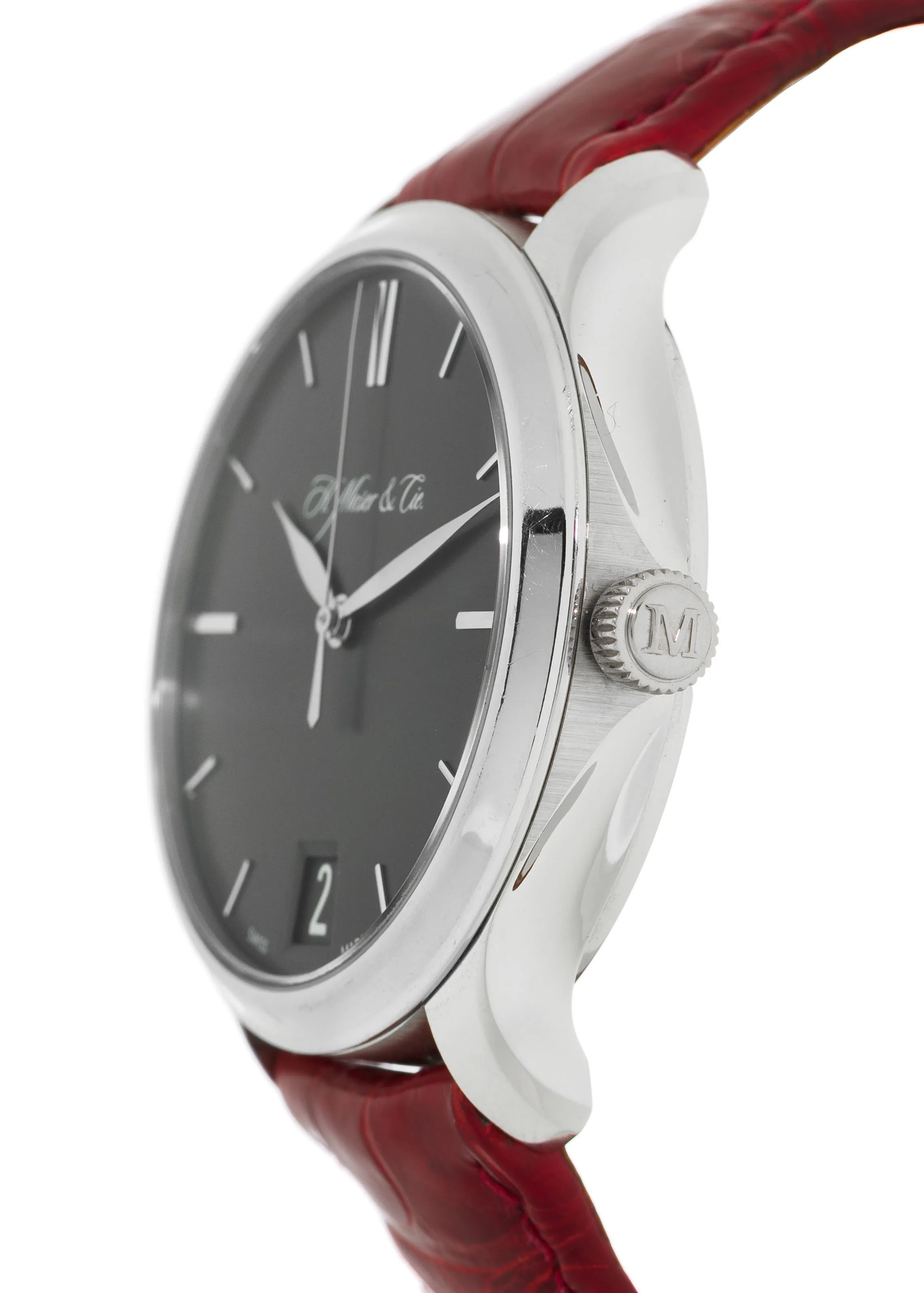 H. Moser & Cie. Monard Date 342.502-005 41mm Platinum Gray 2