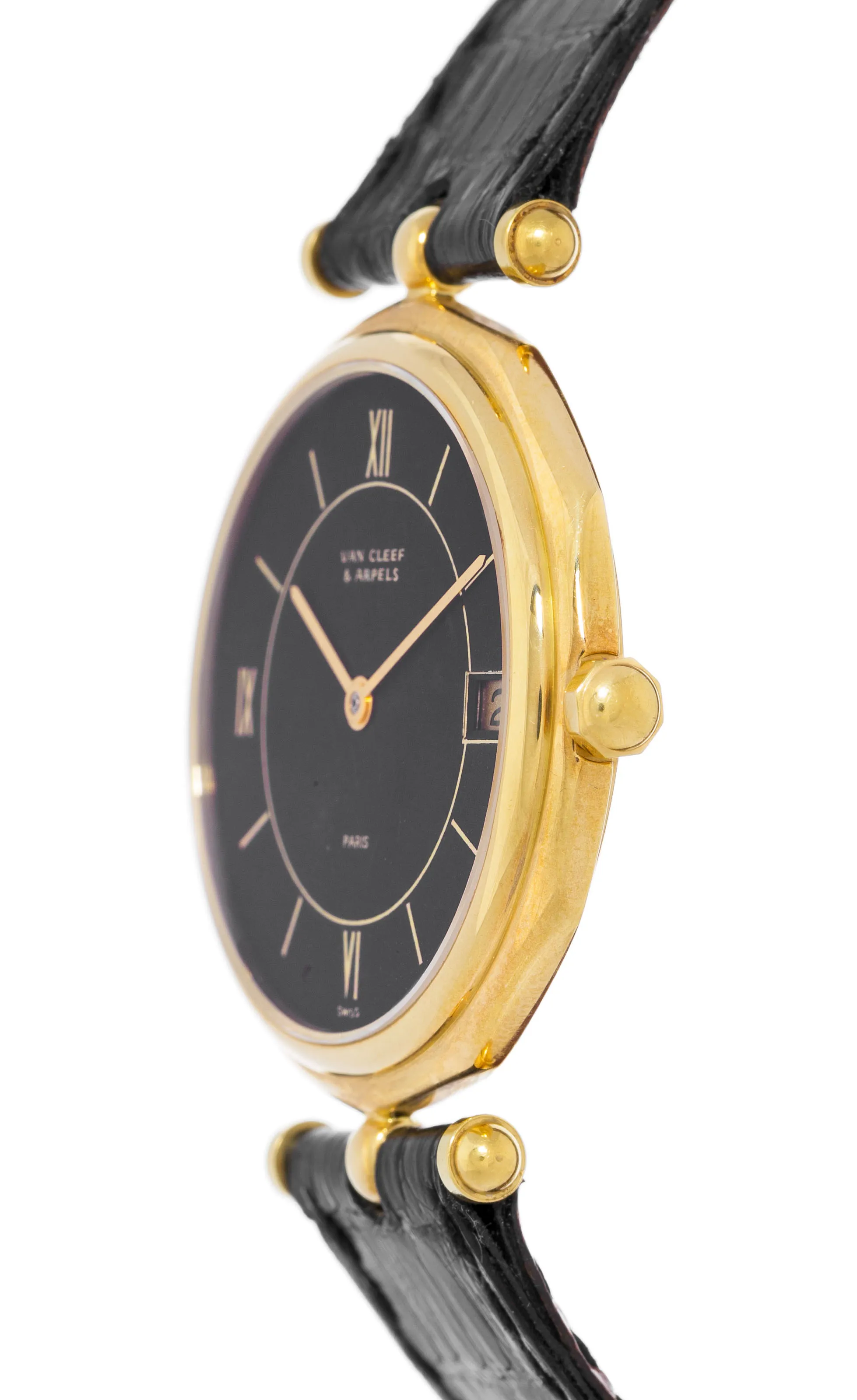 Van Cleef & Arpels 13101 33mm Yellow gold Black 1