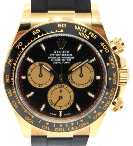 Rolex Daytona 126518ln 40mm Yellow gold Black