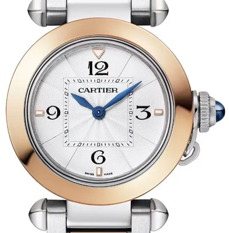 Cartier Pasha de Cartier W2PA0007 30mm Yellow gold and Stainless steel Silver