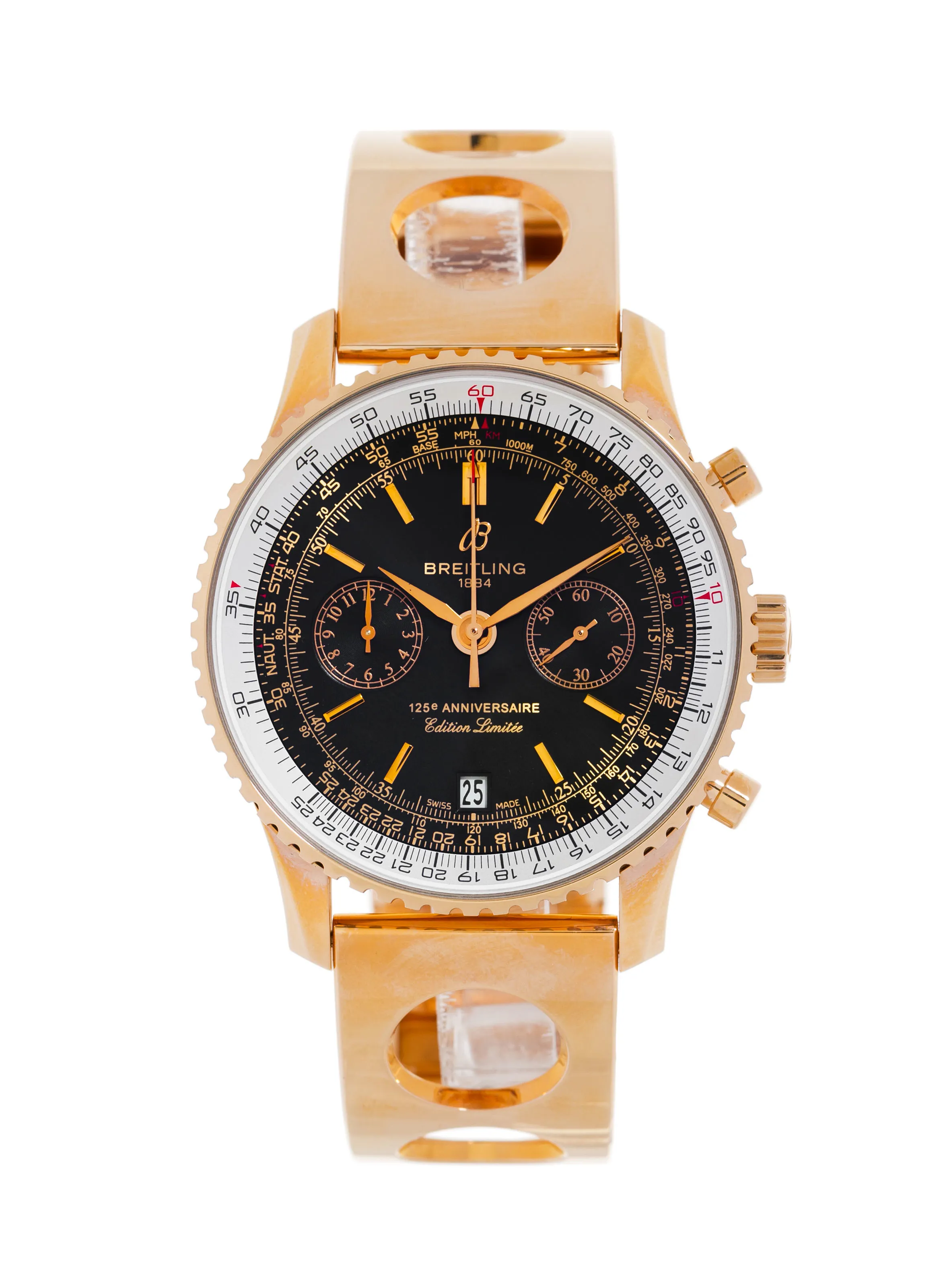 Breitling Navitimer R26322 43mm Rose gold Black