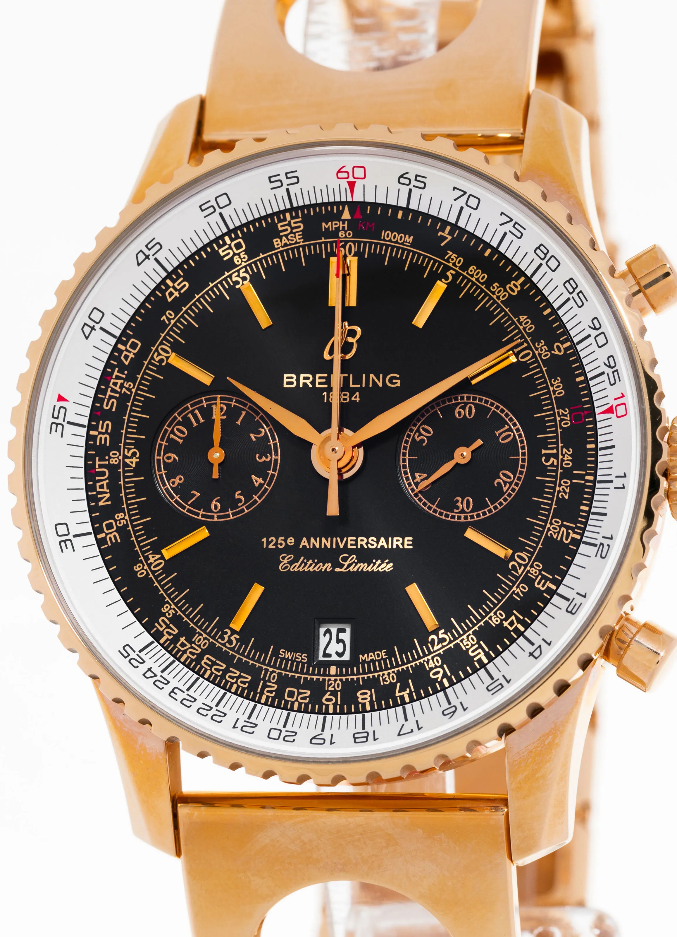 Breitling Navitimer R26322 43mm Rose gold Black 3