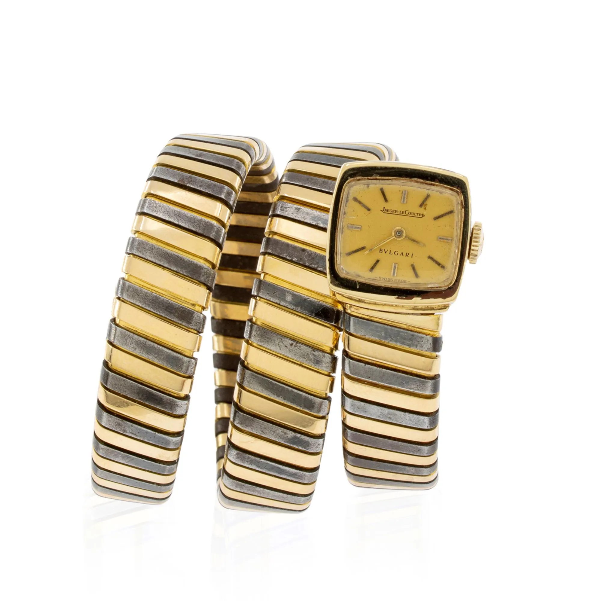 Bulgari Tubogas 1288003 - 10080 17mm Yellow gold and Stainless steel Champagne