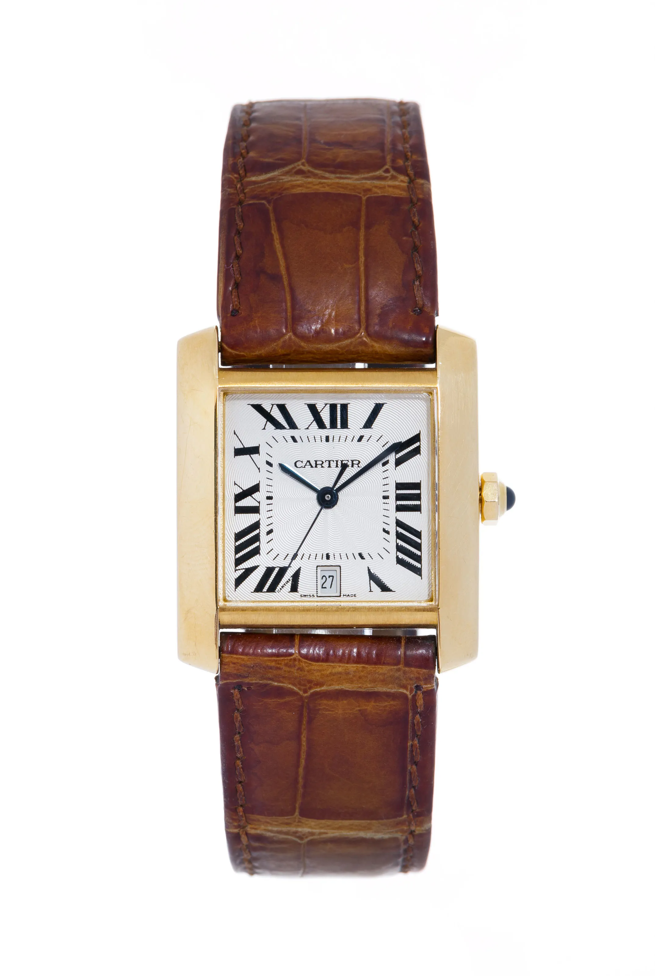 Cartier Tank Française 1840 28mm Yellow gold White