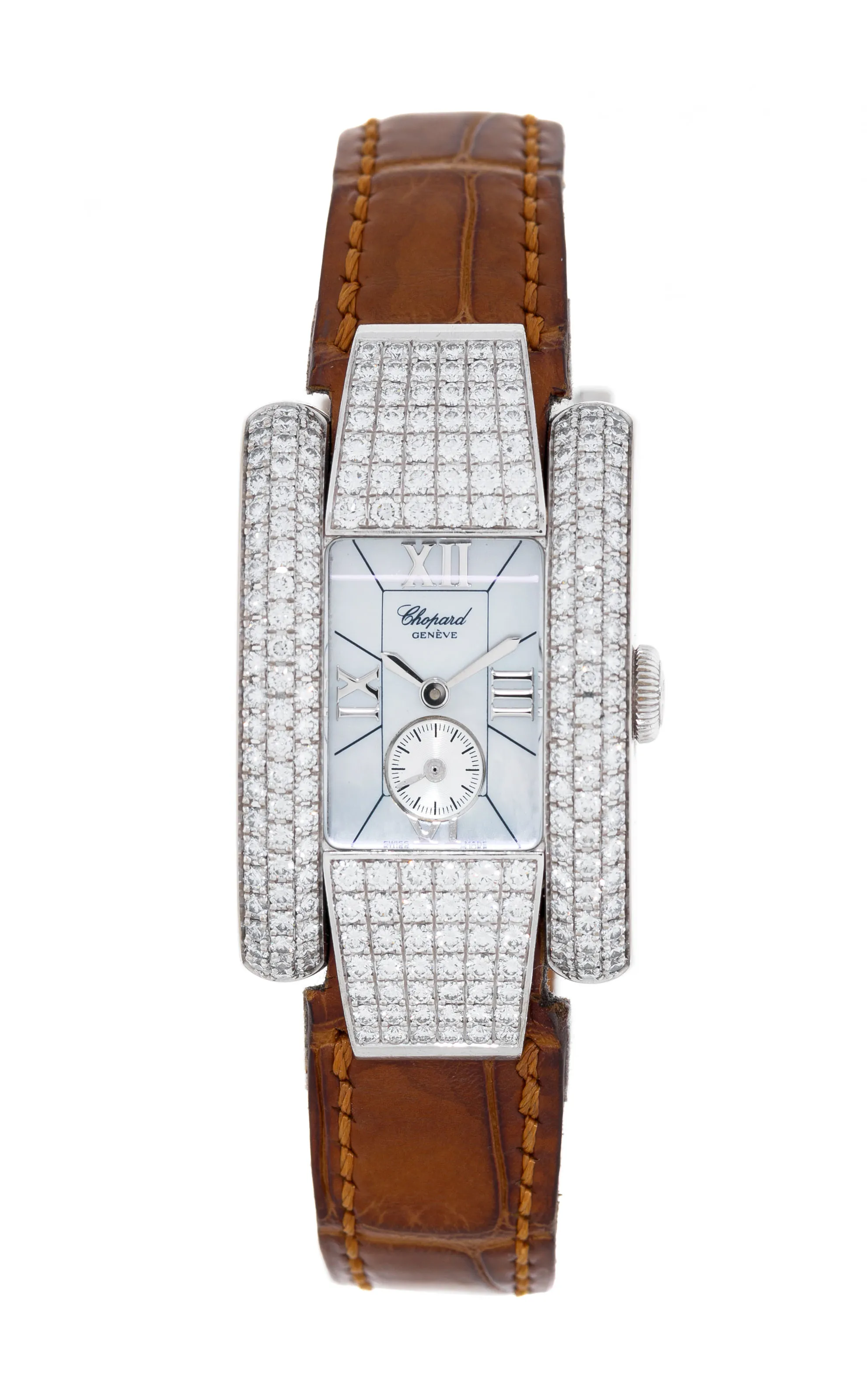 Chopard La Strada 5280 24mm White gold and Diamond Mother-of-pearl