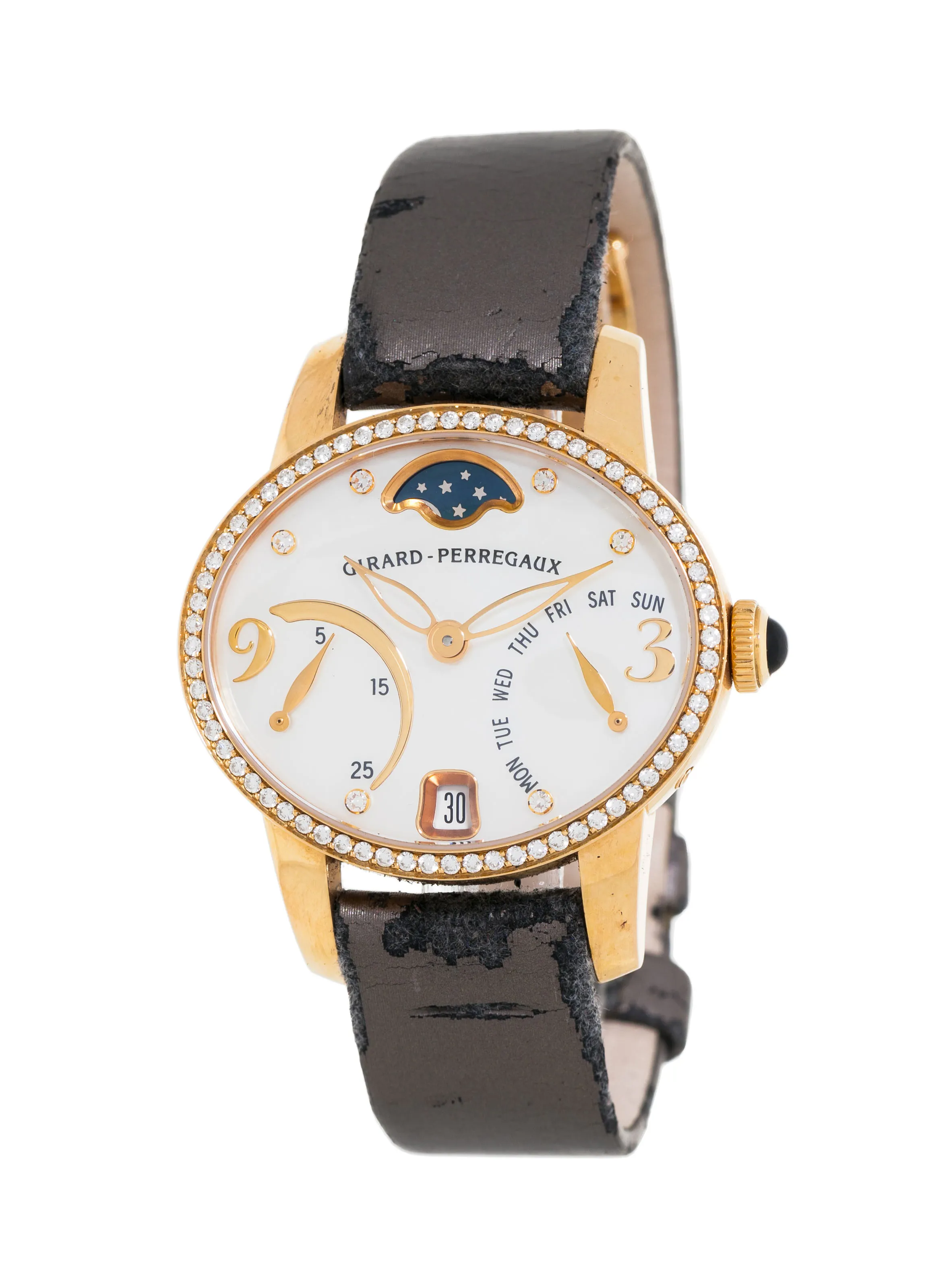 Girard-Perregaux Cat's Eye 80485 35mm Rose gold and Diamond Mother-of-pearl