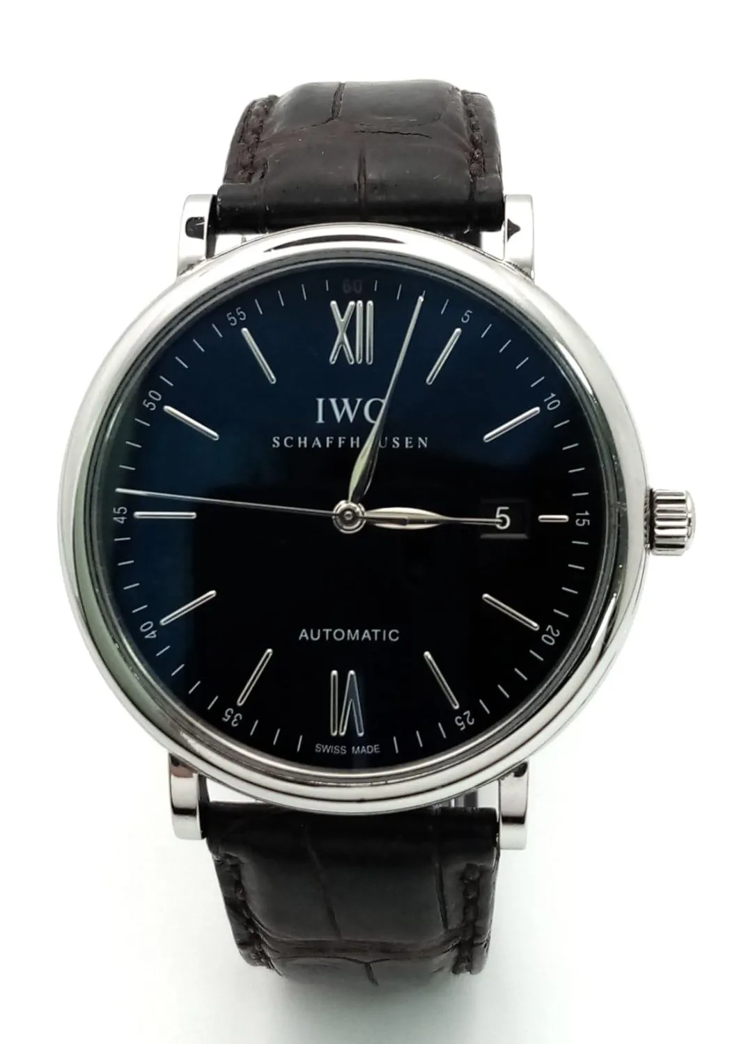 IWC Portofino Automatic 40mm Stainless steel Black 6