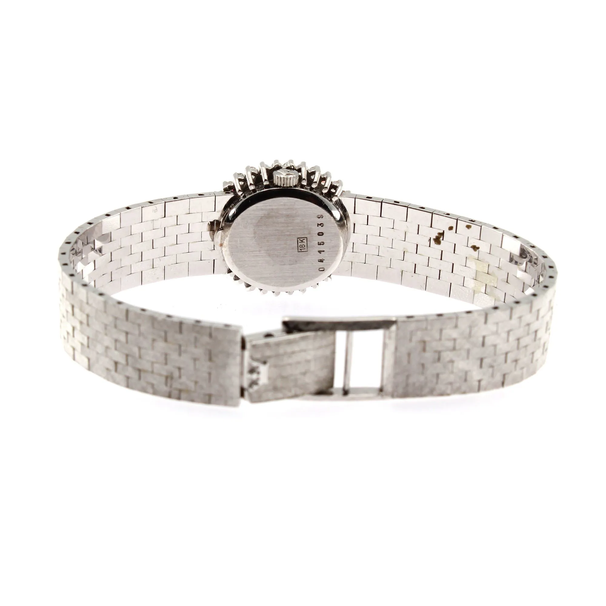 Marvin 0415039 22mm White gold and Diamond Silver 1