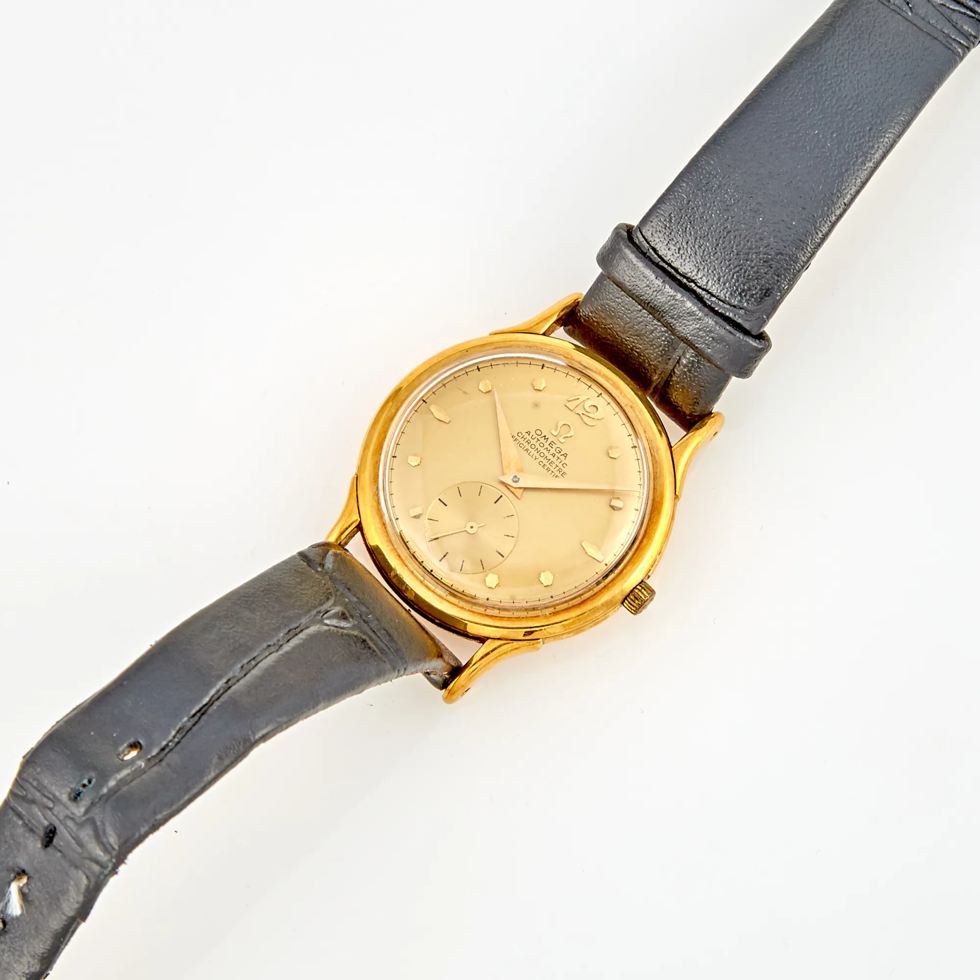 Omega Chronomètre Yellow gold Champagne