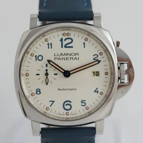 Panerai Luminor Due PAM 00906 42mm Stainless steel White