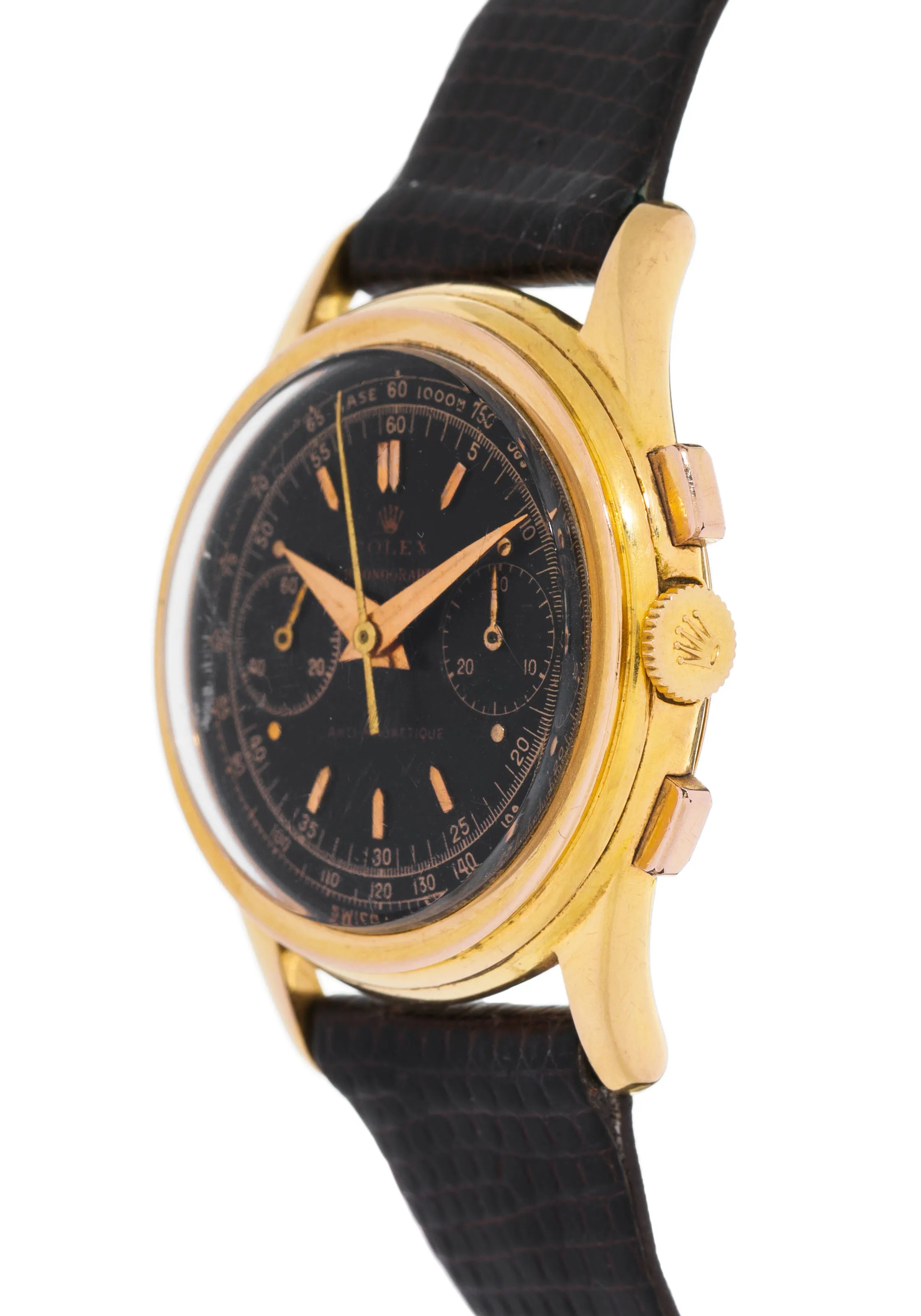 Rolex Chronograph 3055 29mm Yellow gold Black 1