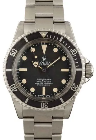 Rolex Submariner 5512 40mm Steel Black