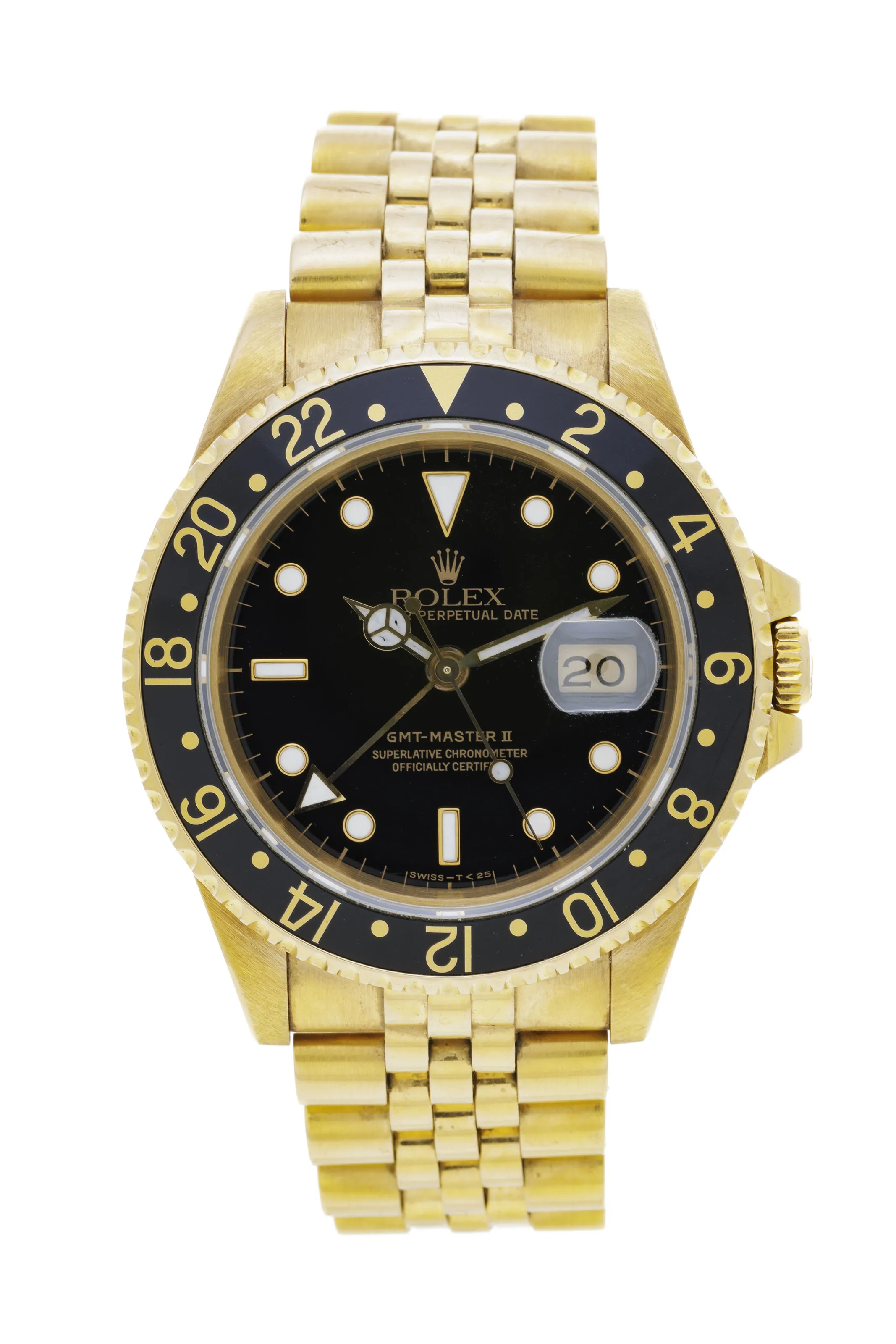 Rolex GMT-Master II 16718 40mm Yellow gold Black