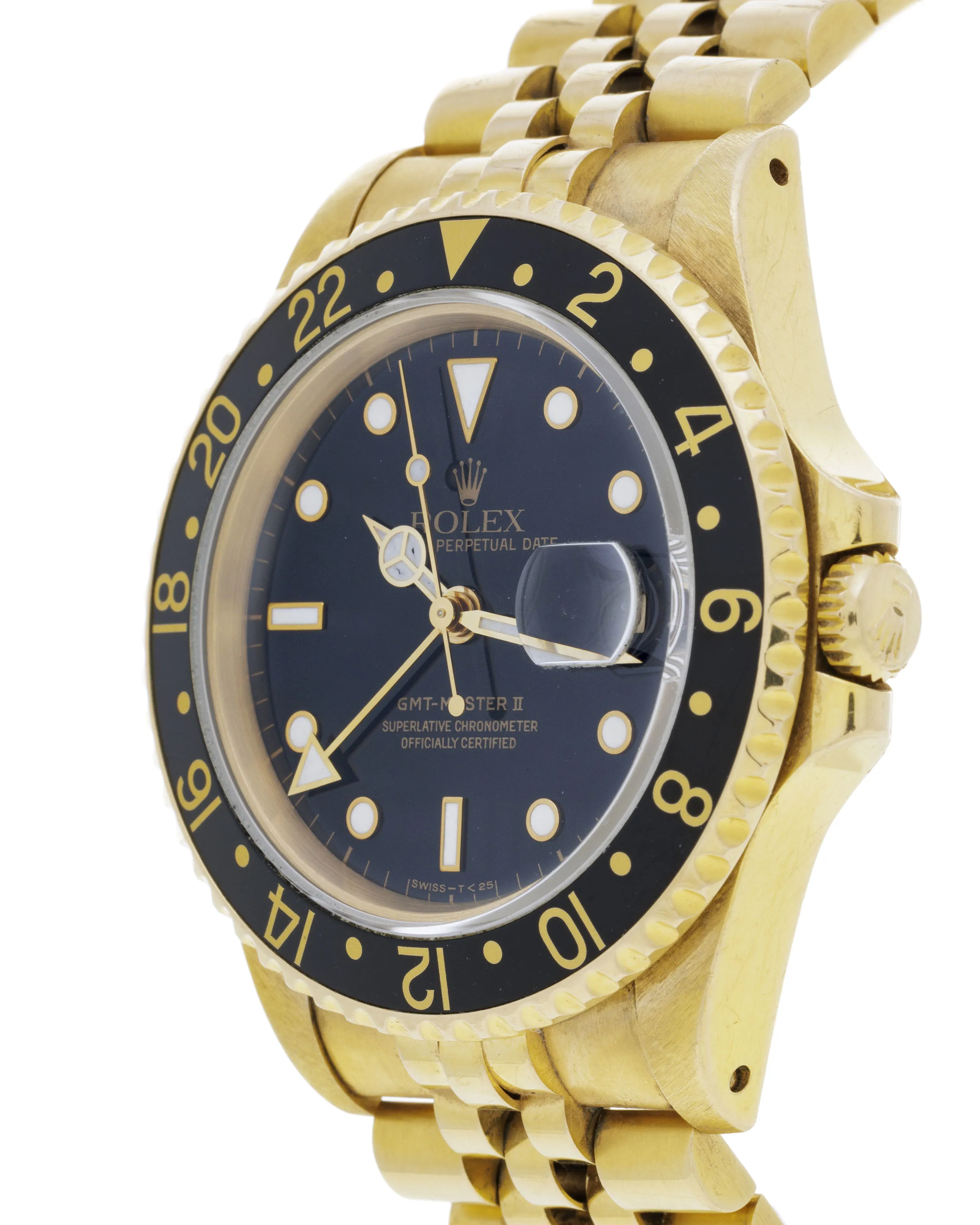 Rolex GMT-Master II 16718 40mm Yellow gold Black 1