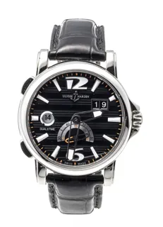 Ulysse Nardin Dual Time 243-55 Stainless steel Black