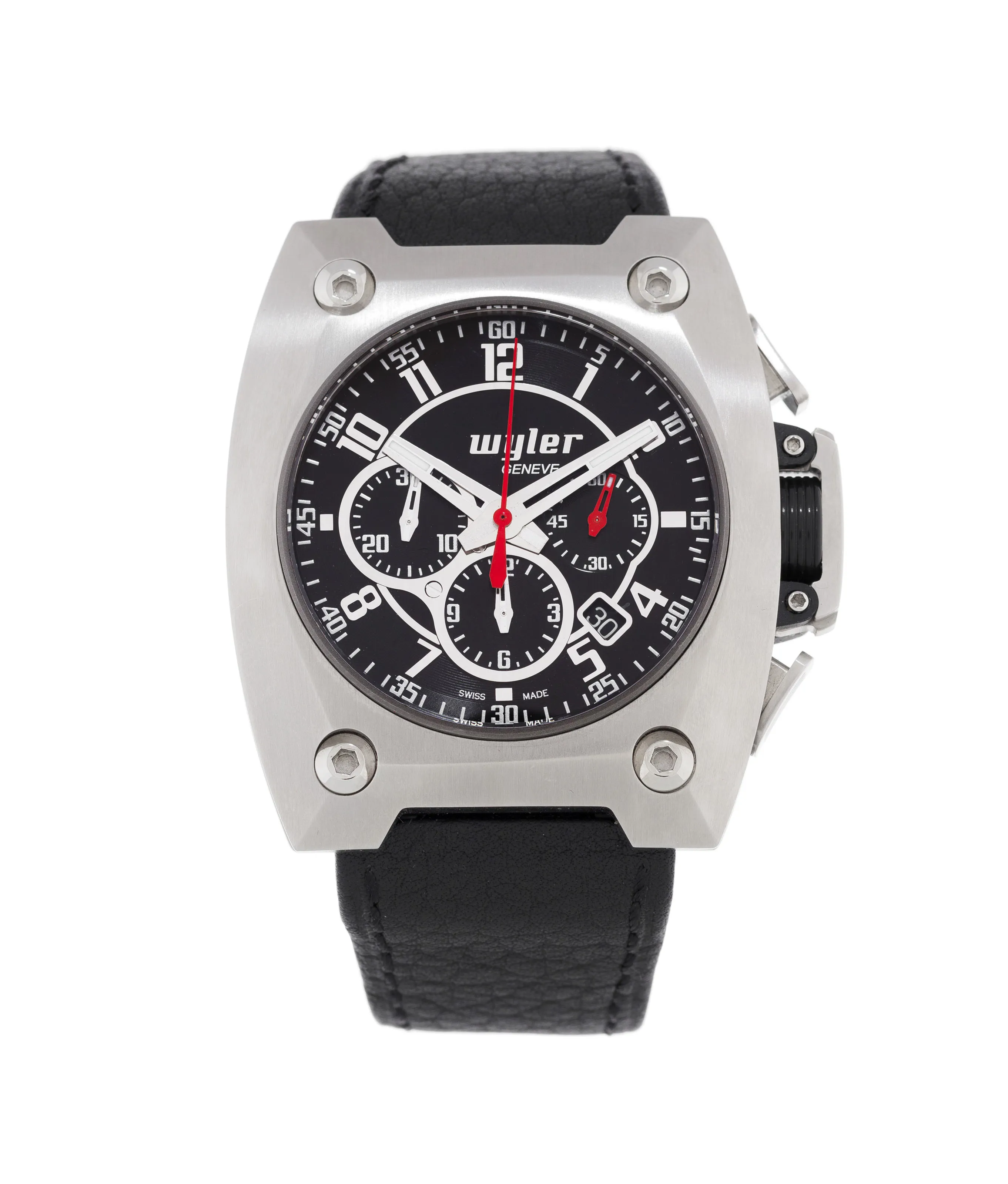 Wyler Vetta Incaflex 100.4/104055 45mm Carbon fiber and Titanium and Stainless steel Black