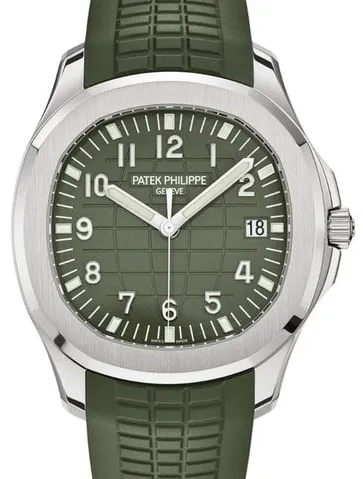 Patek Philippe Aquanaut 5168G-010 42mm White gold Green