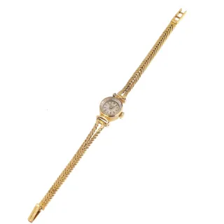 Philippe Watch 15mm Yellow gold White