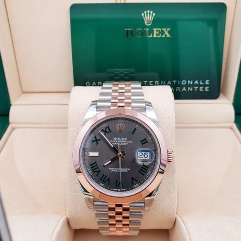 Rolex Datejust 41 126301 41mm Yellow gold and Stainless steel Grey