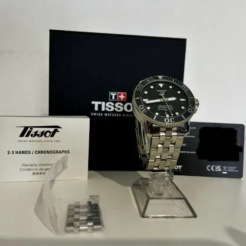 Tissot Seastar 1000 T120.407.11.051.00 43mm Stainless steel Black