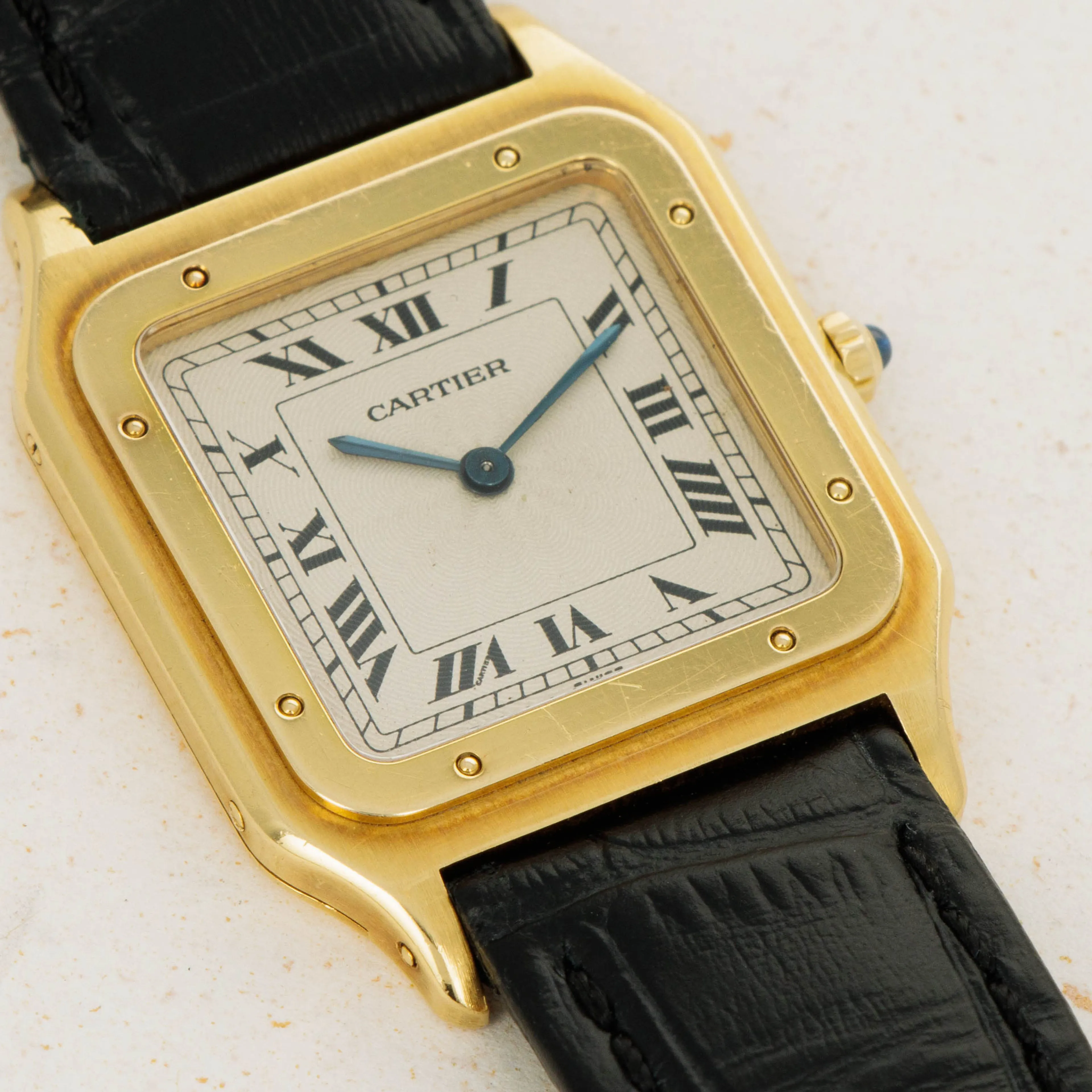 Cartier Santos Dumont 1576 27mm Yellow gold White 13