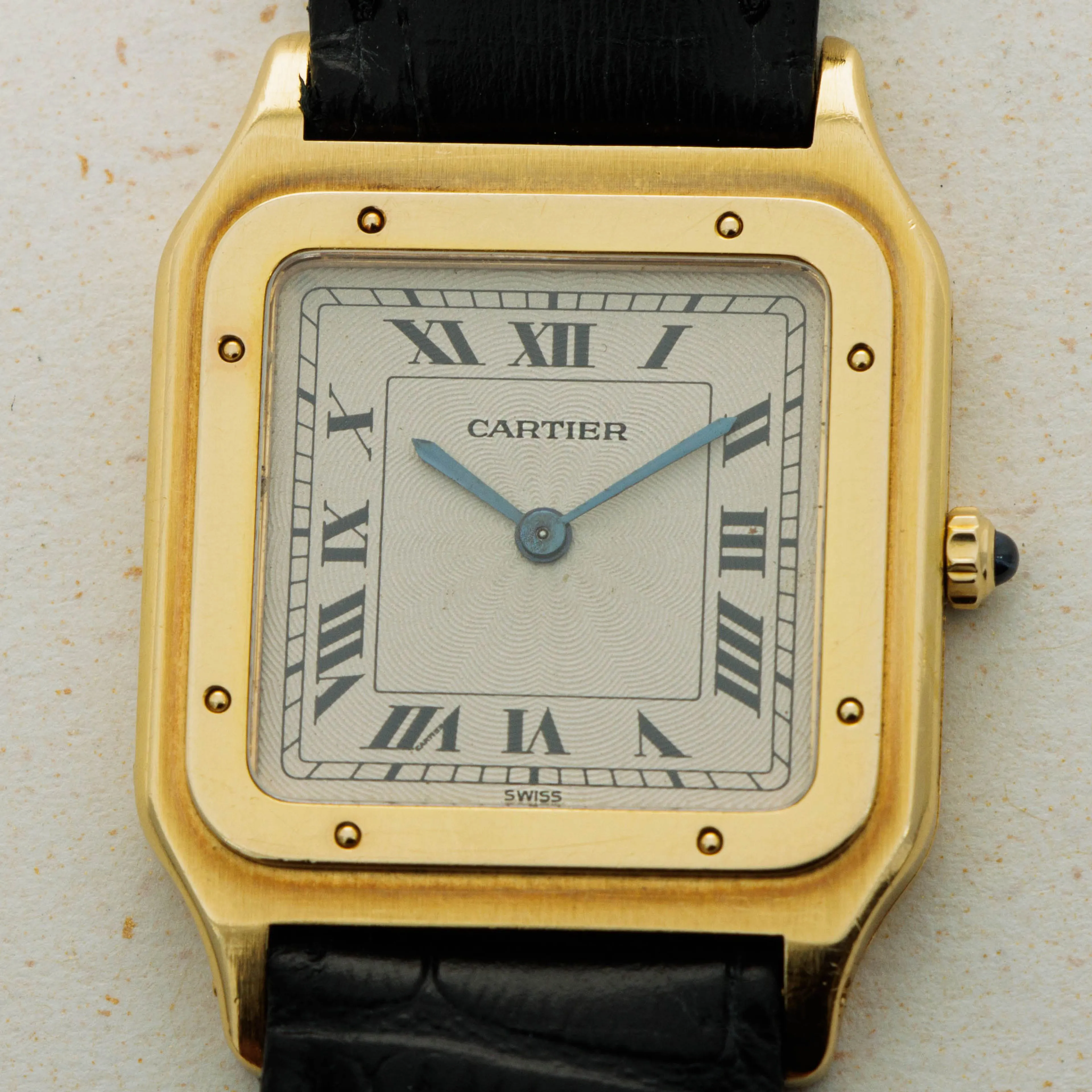 Cartier Santos Dumont 1576 27mm Yellow gold White 9