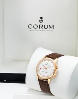 Corum Chargé d'Affaires 39mm Rose gold Silver