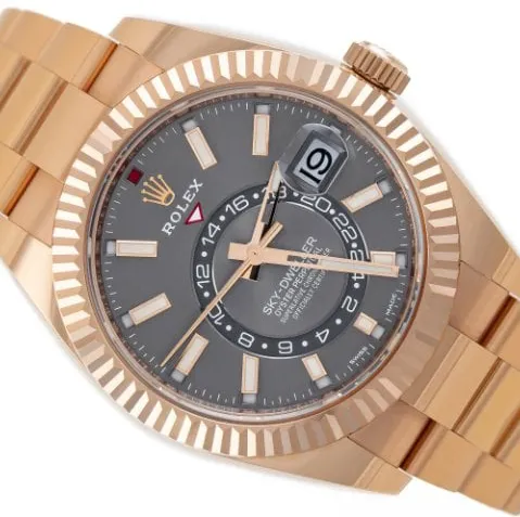 Rolex Sky-Dweller 326935 42mm Rose gold Gray