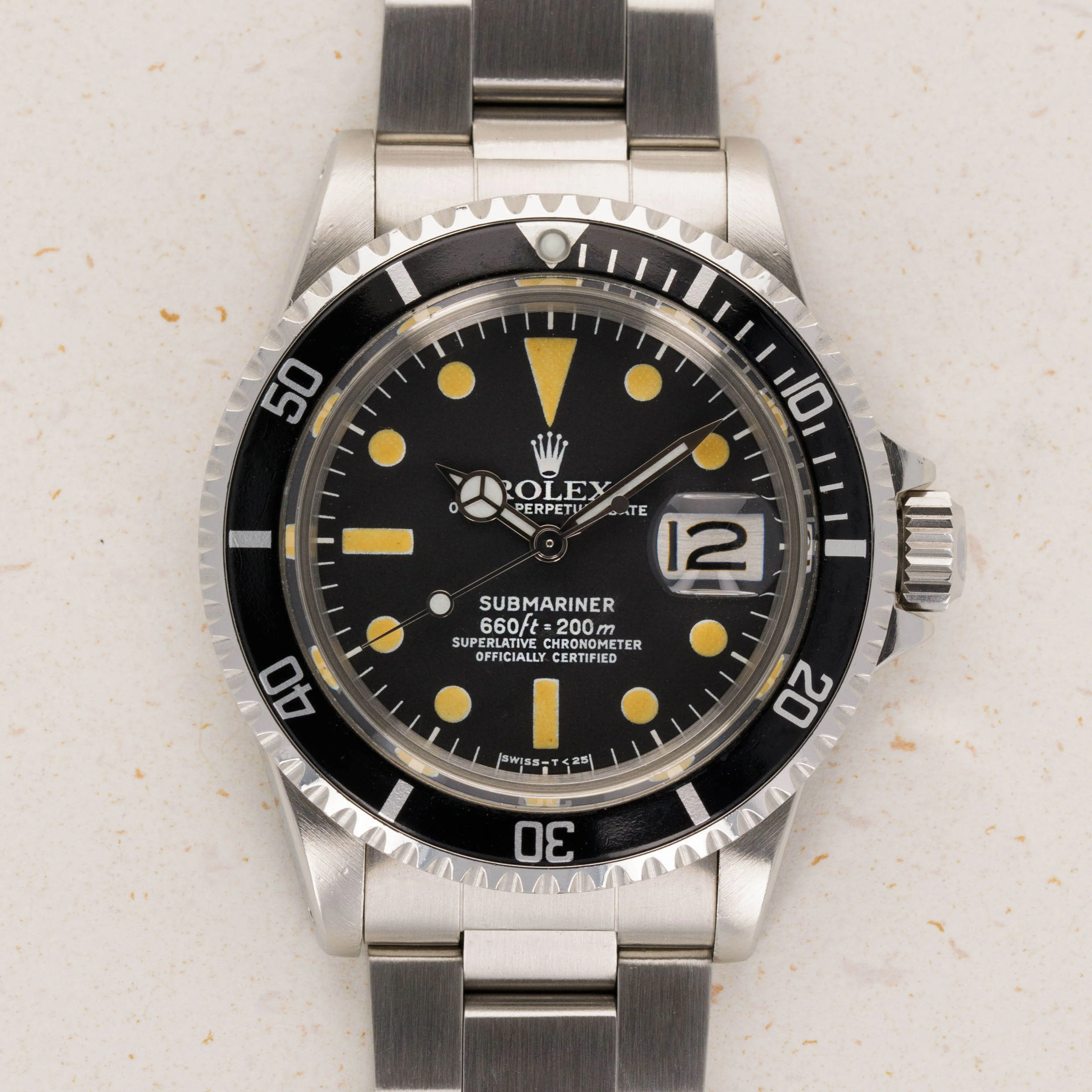 Rolex Submariner 1680 40mm Stainless steel Black