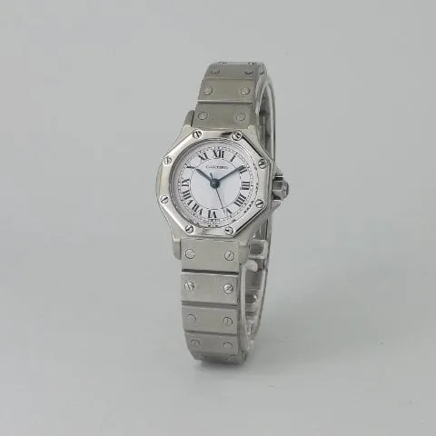 Cartier Santos 0906 25mm Stainless steel White