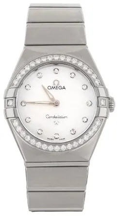 Omega Constellation Quartz 131.15.28.60.55.001 28mm Stainless steel White