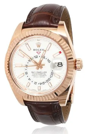 Rolex Sky-Dweller 326135 42mm Rose gold Champagne