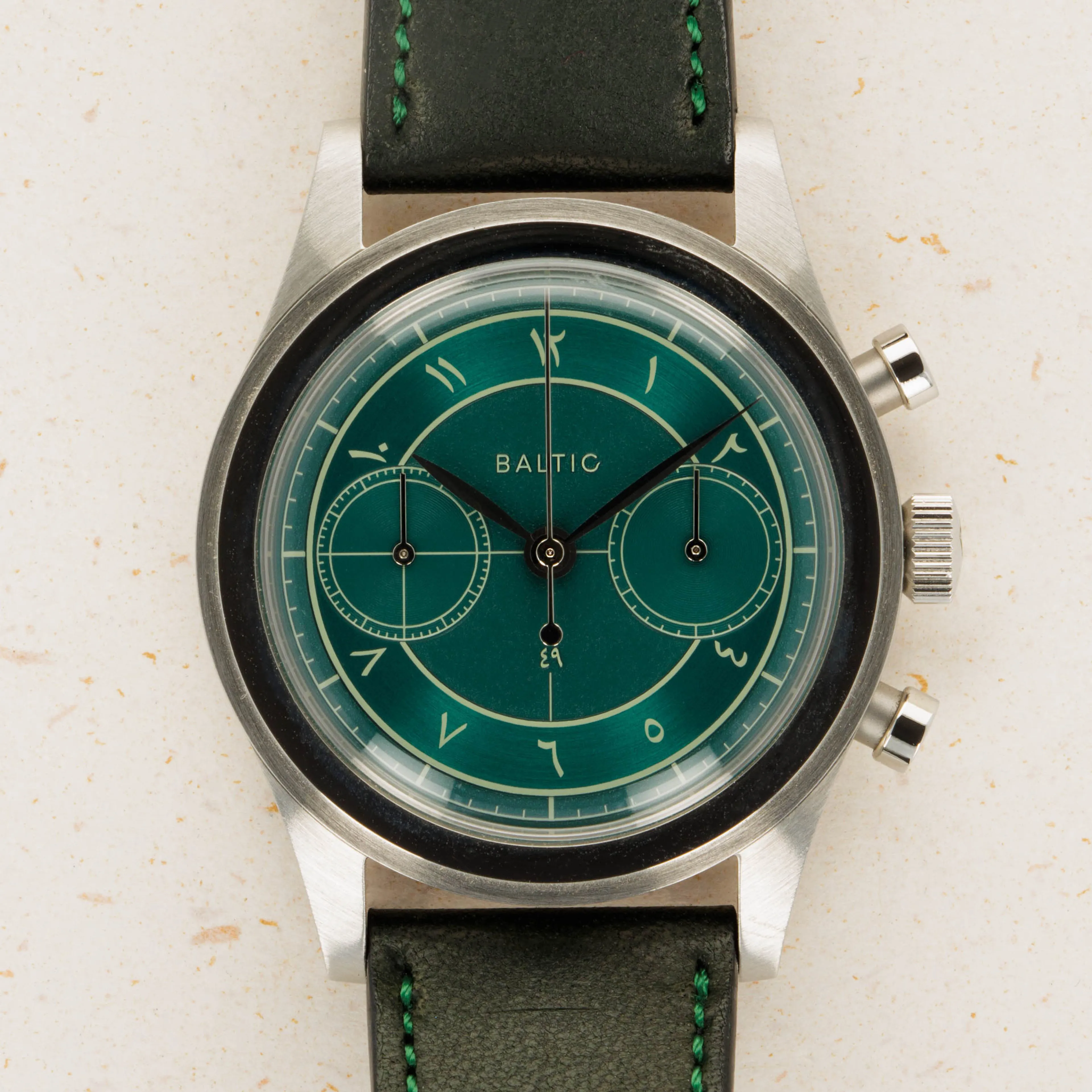 Baltic Bicompax 02 Chronograph Limited Edition Bicompax 38mm Stainless steel Green