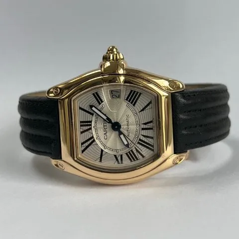 Cartier Roadster 2524 37mm Yellow gold White