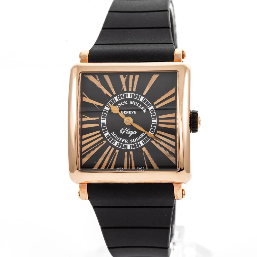 Franck Muller Master Square 6002 M QZ 33mm Rose gold Black