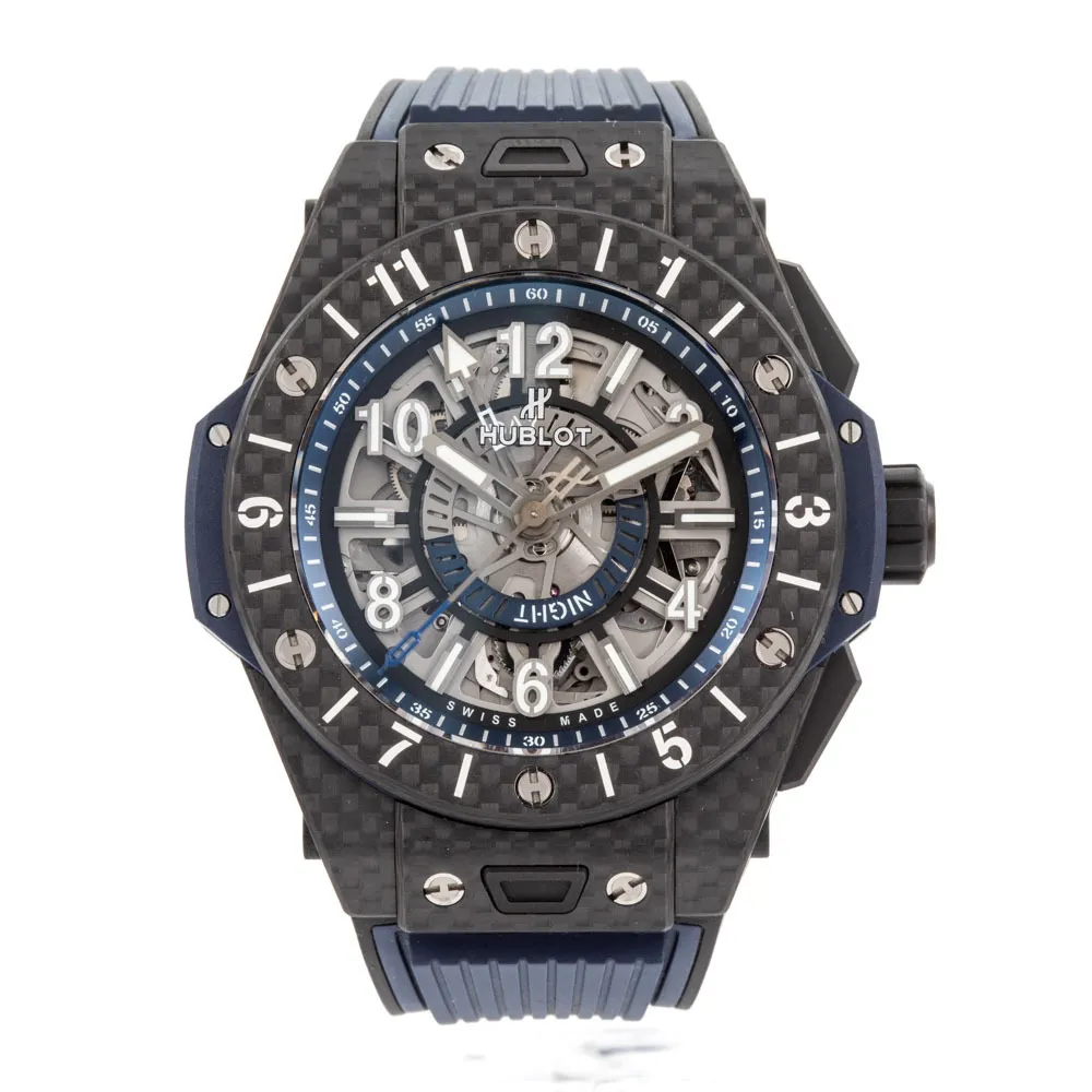 Hublot 471.QX.7127.RX 45mm Carbon fiber Skeletonized