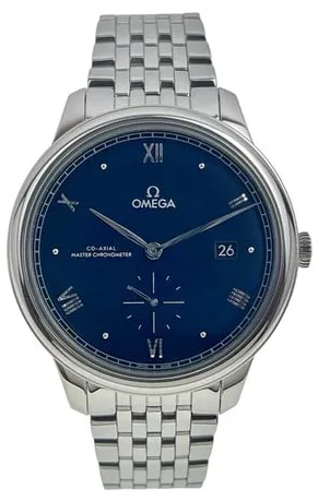 Omega De Ville 434.10.41.20.03.001 41mm Stainless steel Blue